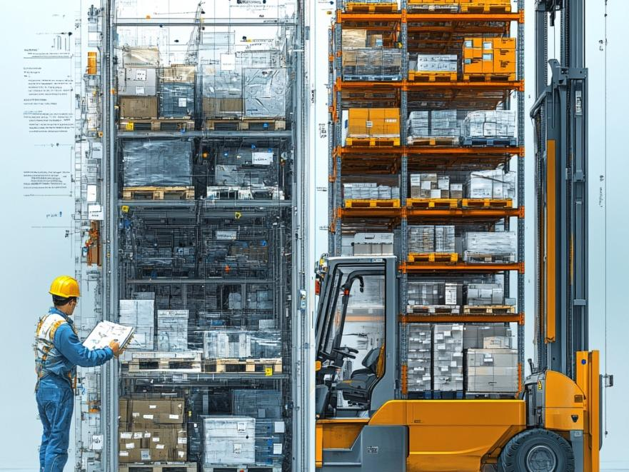 Under Construction! 24-meter Stacker Cranes and Over 28,000 Pallet Locations for a Food Company