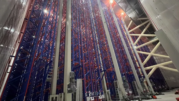 Automated High-Bay Warehouse Project—8 Stacker Cranes and 13,376 Storage Locations